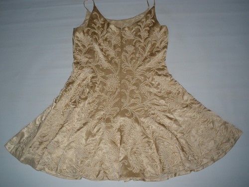 CARMEN MARC VALVO BEADED COCKTAIL 100% SILK DRESS size 10 ULTRA HOT SEXY $695 - Picture 4 of 8
