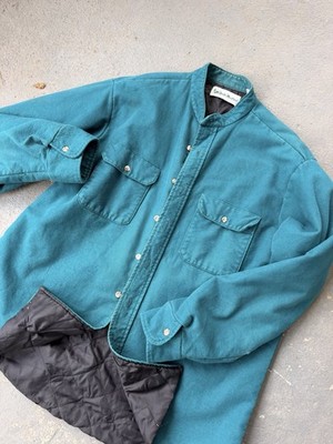 Vintage 90 s Turquoise Gander Mountain Outdoor Barn Coat Button Up XL
