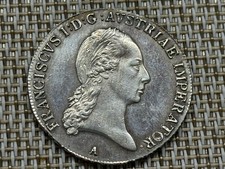 1/2 Taler 1815 A Franz I. Silber Wien W/26/1671