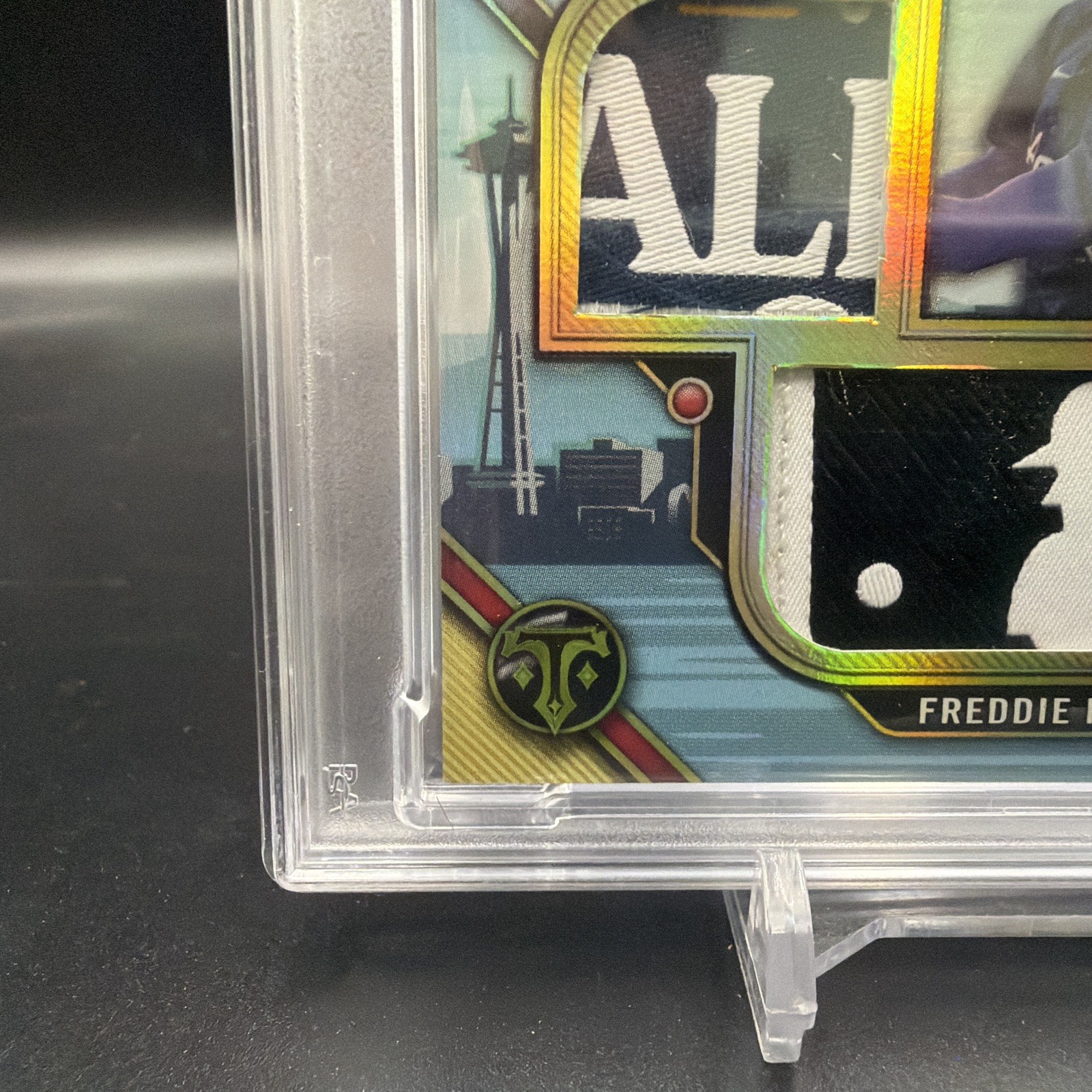 2024 Triple Threads Freddie Freeman 1/1 All-Star Game Worn Logoman Patch PSA 9 view 7