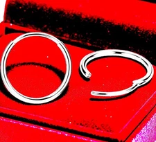 925 Silver Hoop Earrings for Women – Small, Medium & Large Set (3pcs)