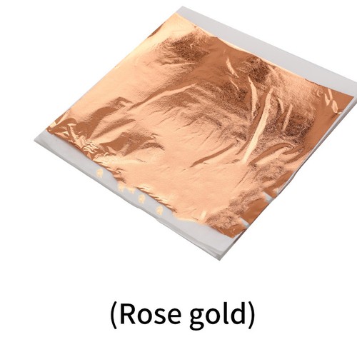 100 Sheets Leaf Foil Gilding Art Craft Metallic Transfer DIY Size 14cm x 14cm