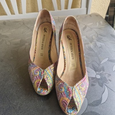 Peter Kaiser Damen Pumps High Heels Elegant Halbschuh Gr 39 UK 6