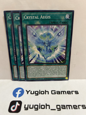 YUGIOH CRYSTAL AEGIS SDCB-EN017 1st EDITION COMMON LIGHT PLAYED