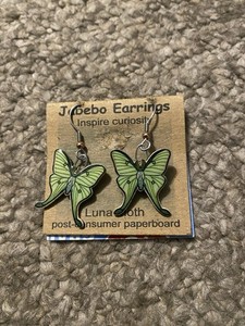 Jabebo Earrings Luna Moth