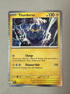 Thundurus 033/086 Black Bolt Holo Rare