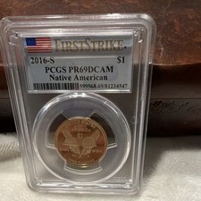 2016-S Native American $1 Code Talkers PCGS PR69DCAM First Strike Proof