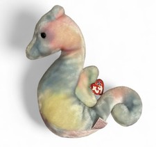 1999 Ty Beanie Babies Neon The Seahorse Multicolor Stuffed Animal Toy New Tag