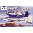 Antonov An-2V Floatplane Seaplane Plastic Model Kit 1/144 Amodel 1459