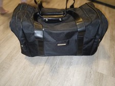 Versace Black Duffle Travel Bag Medium Sized. Excellent Condition