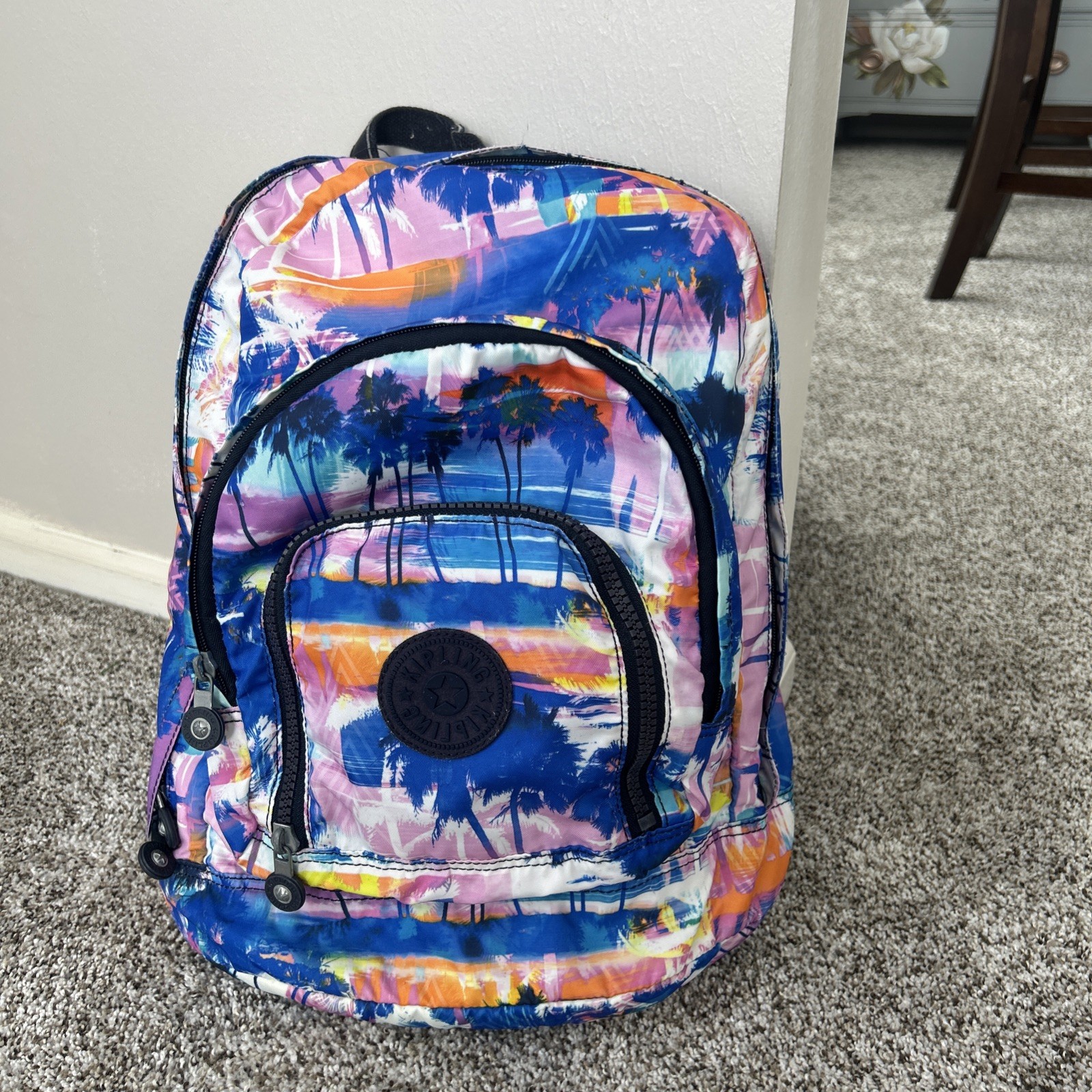 KIPLING HARPER PRINTED PRISM Expendable Backpack … - image 1