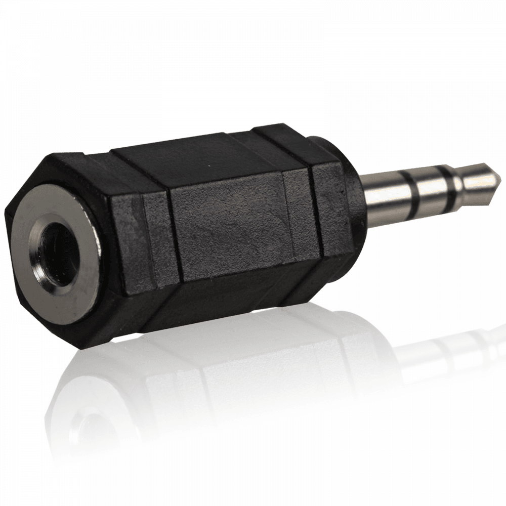 3.5mm Stereo Jack Plug Male To 3.5mm Mono Jack Socket Female Adaptor