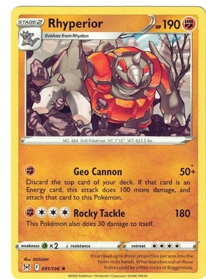 Lost Origin #091/196 Rhyperior