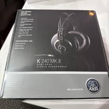 AKG K240MKII Over the Ear Headphones - Black. New Sealed In Box. Free Shipping