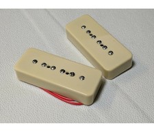 P-90 Pickup PU×2 SET Cream Soap Bar Type Scratches