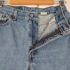 VTG Levi's Jeans Women 28x31 Blue 550 10 MIS Relaxed Tapered High Rise Denim 90s