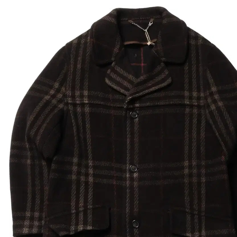 Burberry Check Wool Coat for Men - Size 100 thumbnail 5