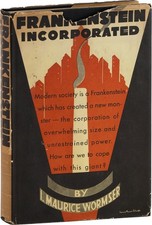 I. Maurice Wormser - FRANKENSTEIN, INCORPORATED - 1st/1st ed - vg/vg jacket