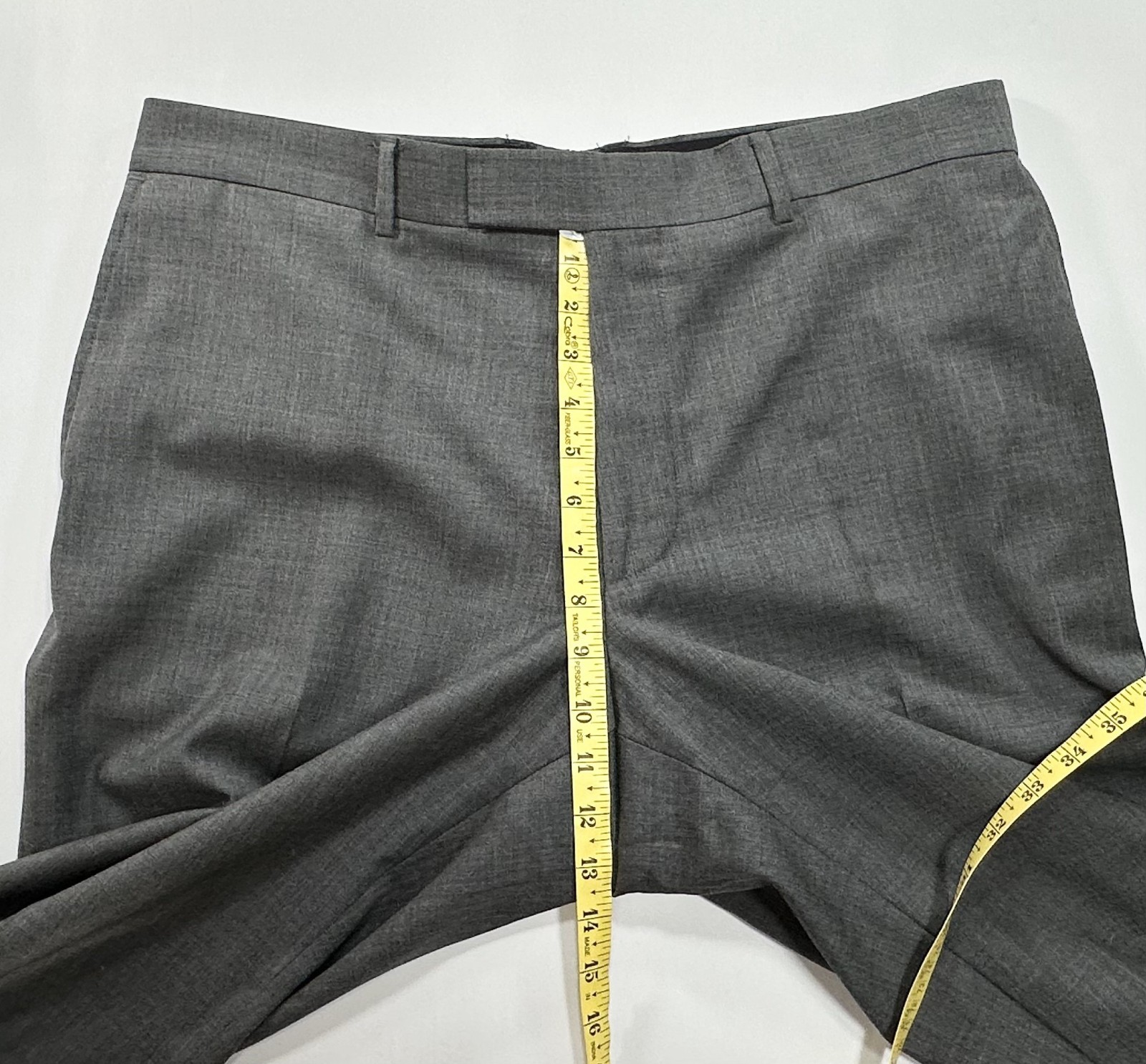 Hugo Boss Stretch Wool Regular Fit Dress Pants Gray 38/30 thumbnail 4