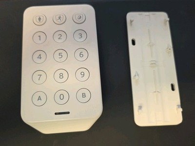 Xfinity XHK1-UE Security Alarm Keypad White Home Security With Replacement Back