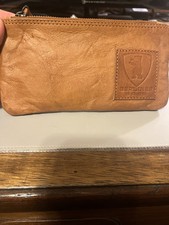Vintage Leather Pencil Case, Pen Pouch for Work and University, for Men and