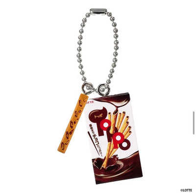 Gashapon Bandai Lotte Mascot Charm 2024 Package Capsule Toy Toppo Choco Sticks