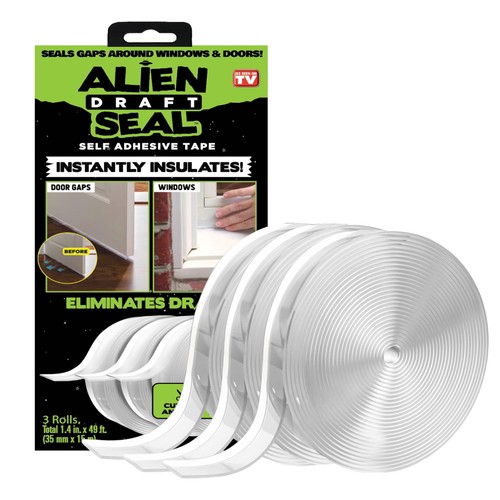 DRAFT ADHESIVE FLEXIBLE - ALIEN SEAL ALIEN DRAFT SEAL SET 49 FEET ANTI