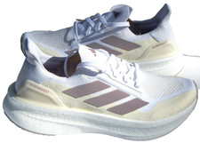 Adidas Women's Ultraboost 5X Running Shoes Size 9.5 JI3018 Wonder White / Purple