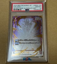 PSA 10 Son Goku FB04-129 Secret Rare Ultra Limit Fusion World Dragon Ball