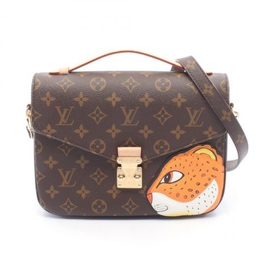 LOUIS VUITTON Pochette Metis MM Crossbody Handtasche M47203 Monogram Tigerkop...
