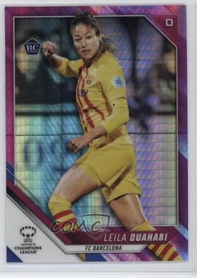 2021 Topps Chrome UEFA Women's Champions League /150 Leila Ouahabi Rookie RC 1o2