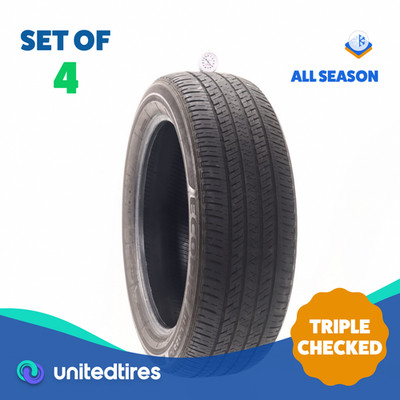Set of (4) Used 235/55R20 Bridgestone Ecopia H/L 422 Plus 102V - 5-6.5/32