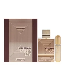 Al Haramain Unisex Amber Oud Gold Edition Extreme Perfume Gift Set Fragrances