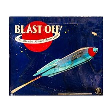 Selchow & Righter Boardgame Blast Off! Box Fair+