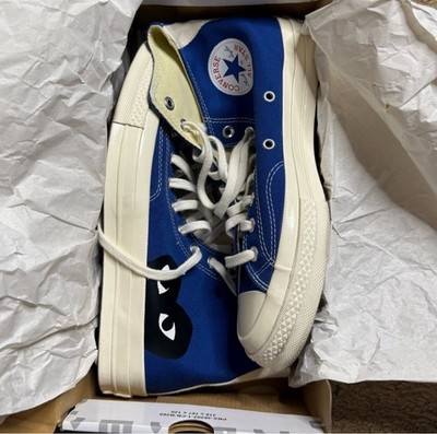 Blue Comme des Garçons Play Converse trainers