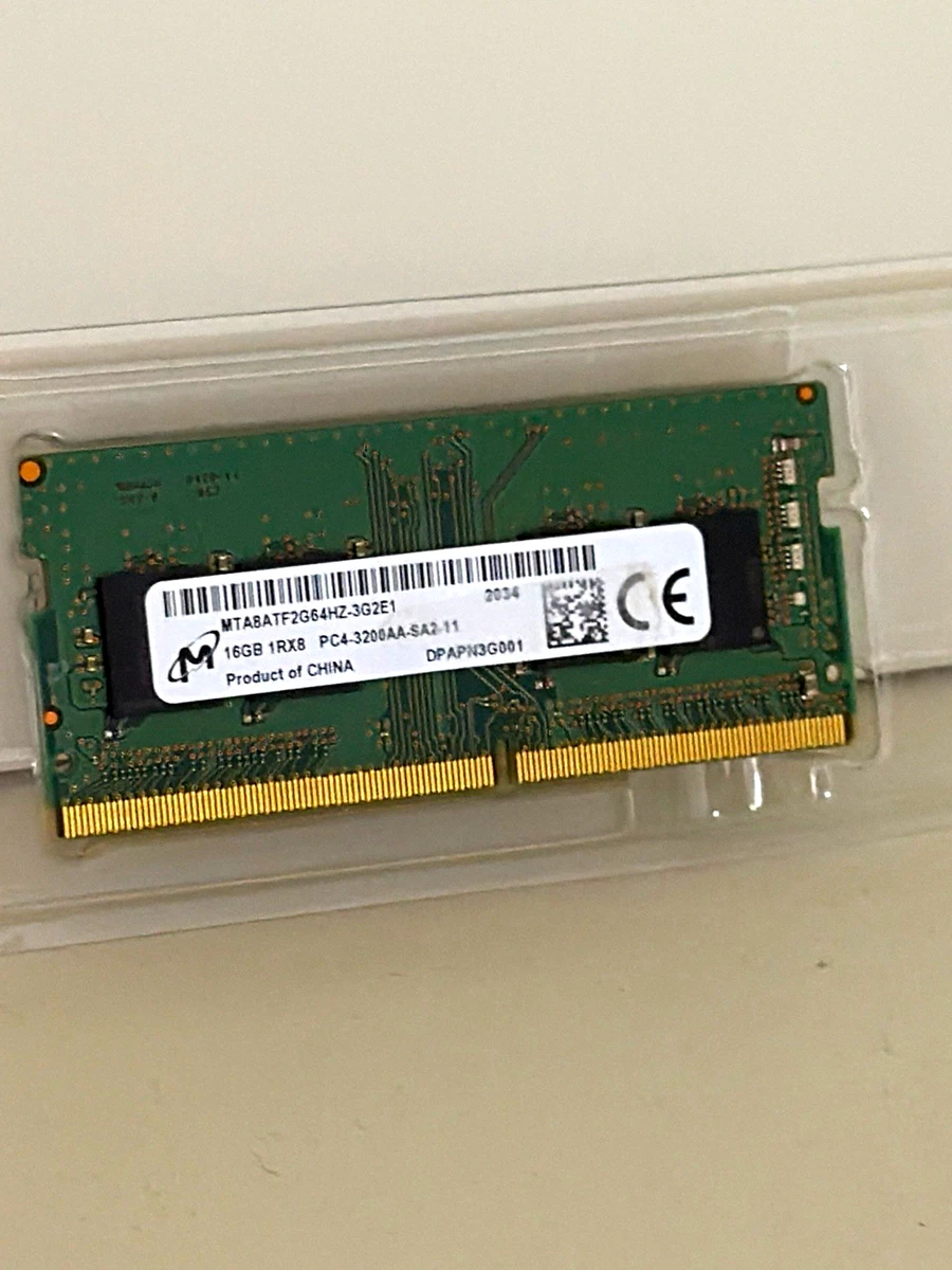 Micron DDR4 SDRAM 16 GB Total Capacity Memory (RAM) for sale | eBay