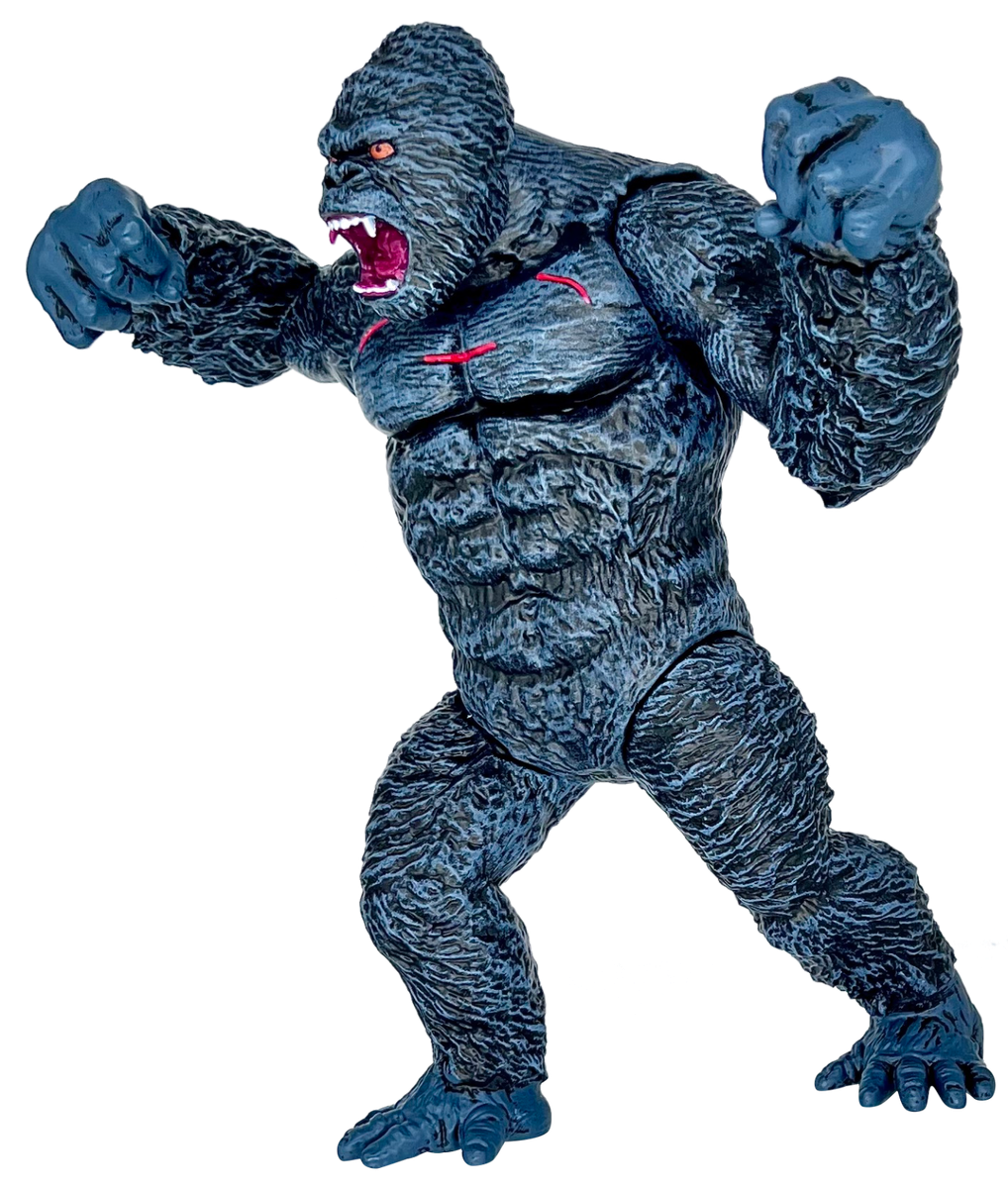 Brand New Giant King Kong 11” Godzilla Toy Attack Fight Gorilla