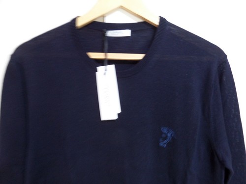 Gianni Versace DEEP BLUE SWEATER JUMPER, Logo ,New Colletion L Party,NEW !!! - Picture 2 of 12
