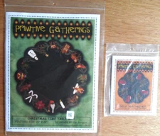 NEW  Primitive Gatherings Wool Table Mat Patterns "Christmas Time/Old St. Nick"