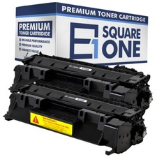 eSquareOne Compatible Toner Cartridge Replacement for HP 05A CE505A Black, 2-PK