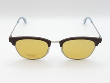 FENDI FF 0228/S MEN'S SUNGLASSES 4ES BROWN/SILVER 50-21-145 NEW
