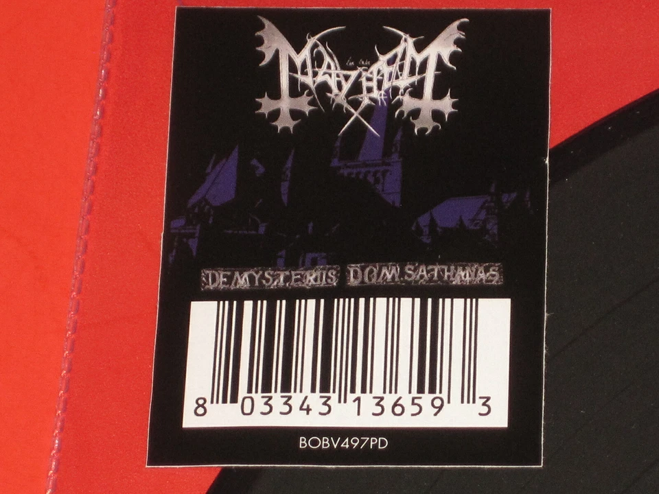 Mayhem: De Mysteriis Dom Sathanas - Picture Disc LP Vinyl Record 2017 BOB UK NEW - Image 2 of 3