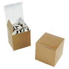 Mini Gold Favor Boxes - Party Supplies - 24 Pieces