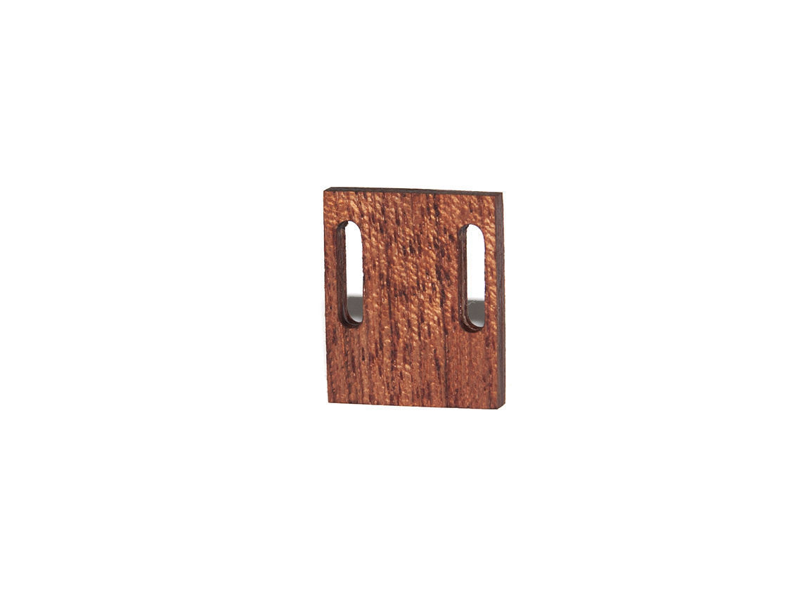 Improved Exclusive Legno Corpo Per Denon DL103/R Cartuccia Rosso Palm Audiofilo - Foto 5
