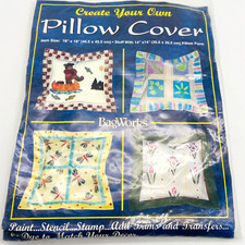 Pillow Cover Design Your Own Blank For Crafts Cotton Twill 18x18 Bagworks New