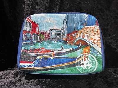 Blue Gorgeous Soft Curanni Real Leather Crossbody Bag with a picture of Venice