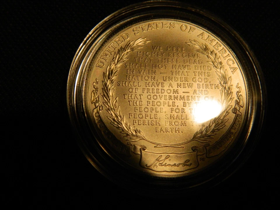 2009-P Abraham Lincoln Silver Commemorative Dollar In Box W C.O.A - Image 3 of 4