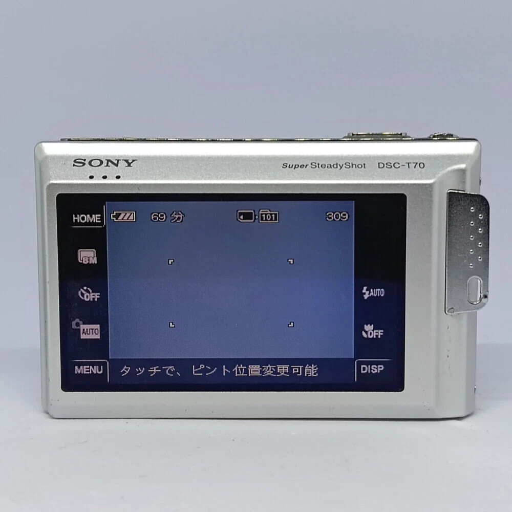 Sony Cyber Shot DSC-T70 8.1MP 3x Optical Zoom CCD Digital