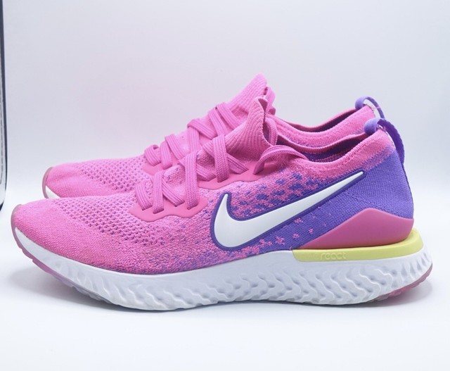 nike epic react flyknit 2 laser fuchsia
