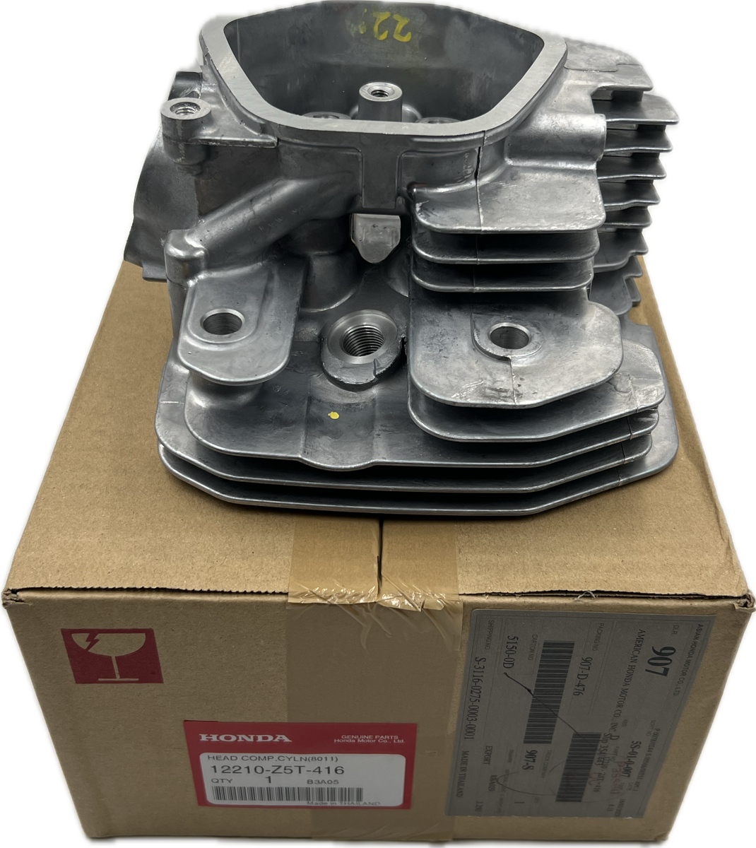 GENUINE OEM HONDA 12210-Z5T-416 CYLINDER HEAD GX340 GX390 | eBay